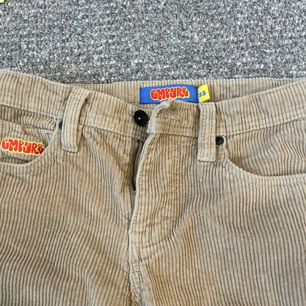 light brown corduroy empire jeans size youth 25